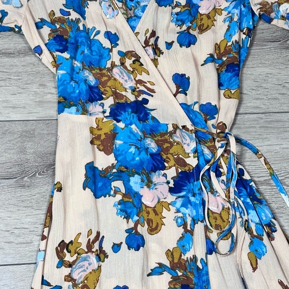 Cotton Candy LA Floral Maxi Wrap Dress - Picture 9 of 15